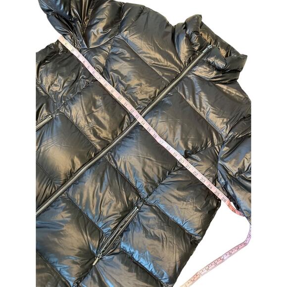 NEW $220 Lands End Puffer Jacket Coat Jet Black 90% Down Filled Wmns Size 2X - Picture 7 of 14